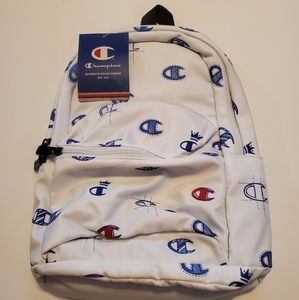 Champion backpack new with tags white